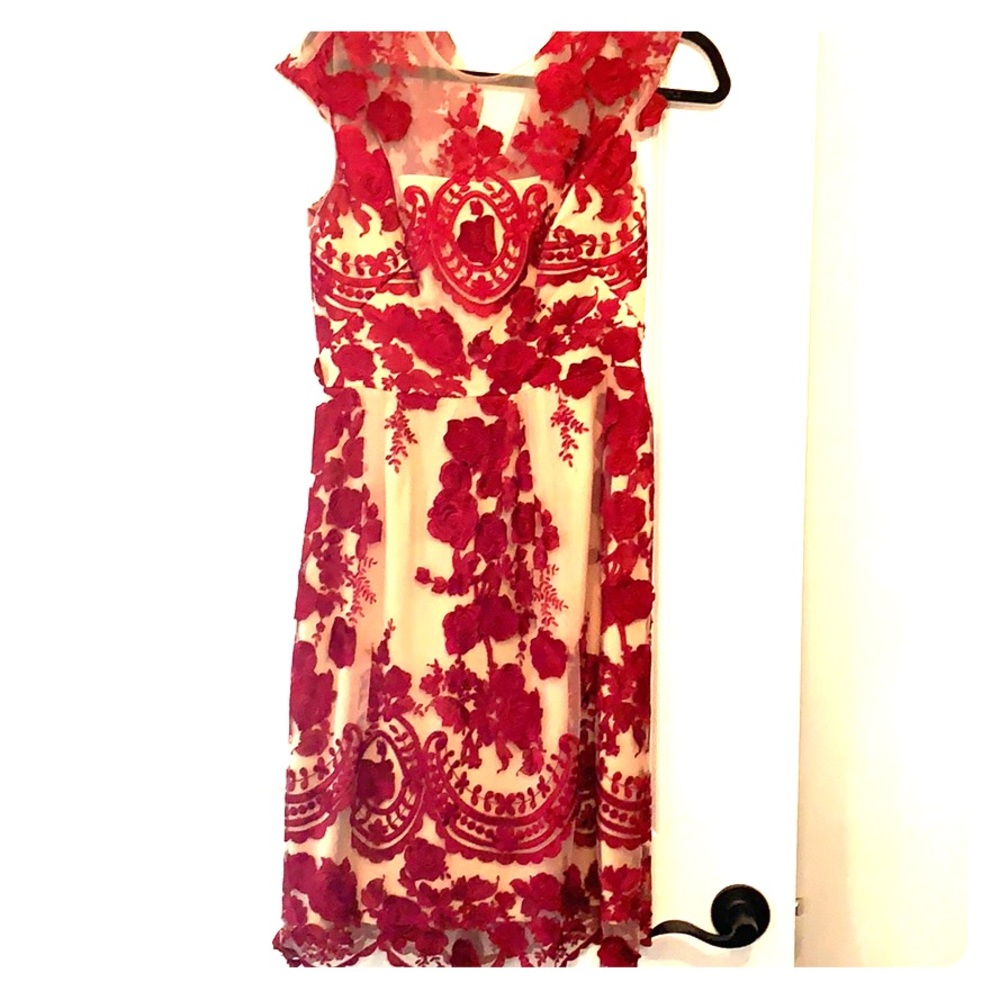 Beautiful Marchesa Notte cocktail dress.